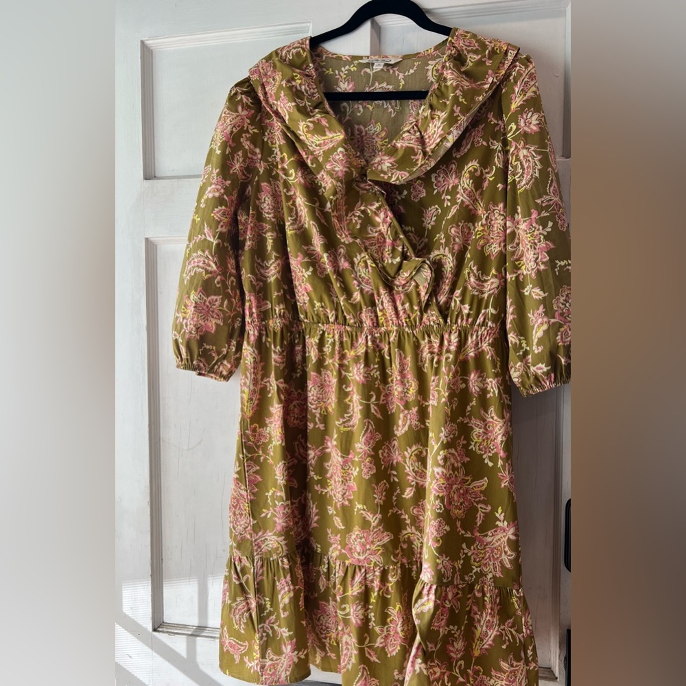 The Pioneer Woman Cotton Floral Dress - Mid length - XL